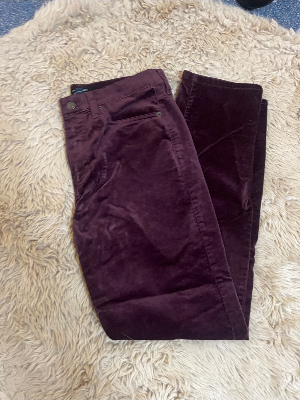 Banana Republic Women's Corduroy Trousers in Plum